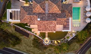 Villa andalouse moderne de luxe avec vue imprenable sur la mer à vendre dans le quartier fermé de La Quinta, Marbella - Benahavis 59532 
