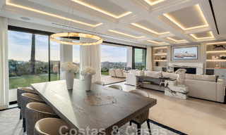 Villa andalouse moderne de luxe avec vue imprenable sur la mer à vendre dans le quartier fermé de La Quinta, Marbella - Benahavis 59537 