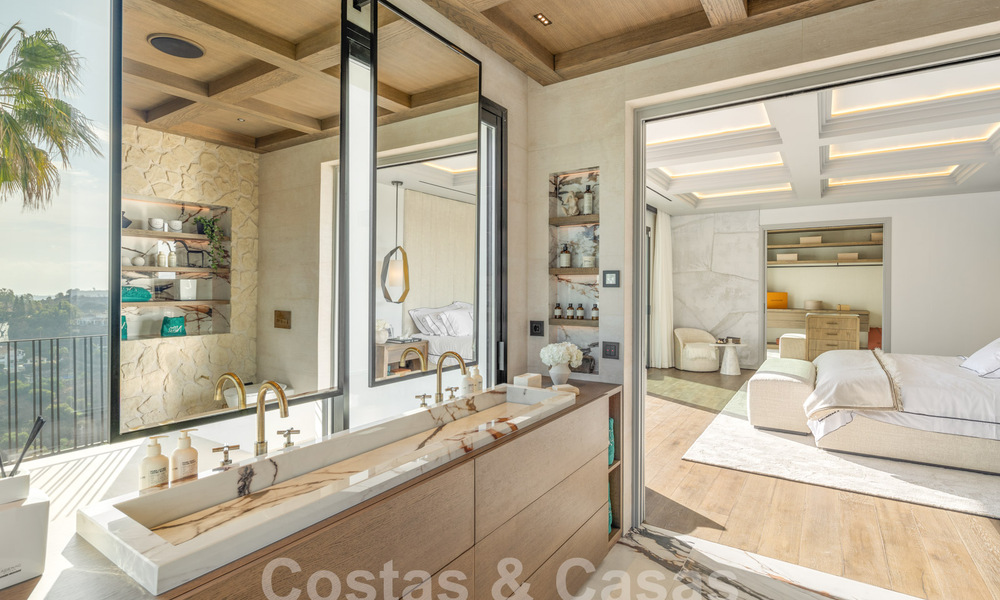 Villa andalouse moderne de luxe avec vue imprenable sur la mer à vendre dans le quartier fermé de La Quinta, Marbella - Benahavis 59545