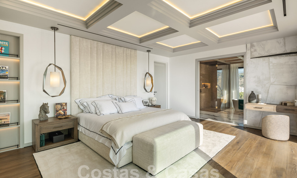 Villa andalouse moderne de luxe avec vue imprenable sur la mer à vendre dans le quartier fermé de La Quinta, Marbella - Benahavis 59546