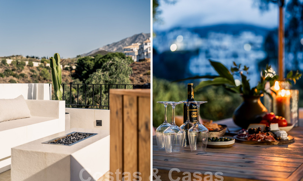Villa de luxe rénovée de caractère avec vue sur la mer dans une communauté fermée à vendre à Nueva Andalucia, Marbella 60035