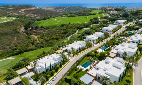 Villa de luxe moderniste à vendre, sur un terrain de golf primé de la Costa del Sol 59917