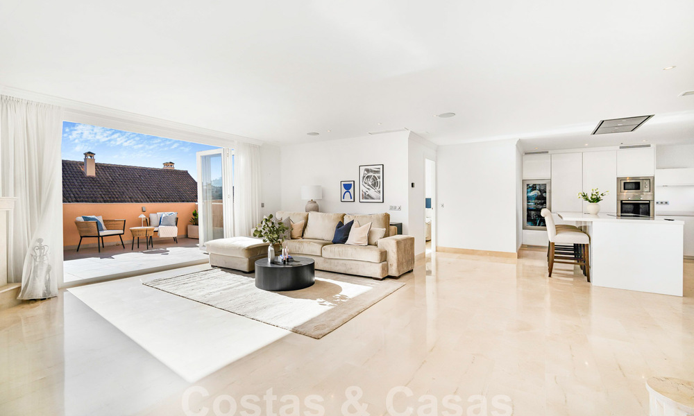 Penthouse de luxe à vendre avec vue sur la mer dans un complexe 5 étoiles à Nueva Andalucia, Marbella 60873