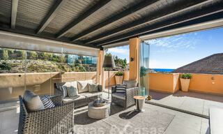Penthouse de luxe à vendre avec vue sur la mer dans un complexe 5 étoiles à Nueva Andalucia, Marbella 60879 