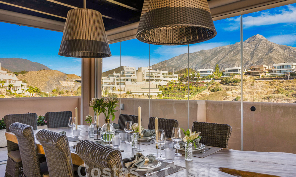 Penthouse de luxe à vendre avec vue sur la mer dans un complexe 5 étoiles à Nueva Andalucia, Marbella 60895