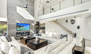 Villa de luxe sophistiquée, prête à être emménagée, à vendre dans la vallée du golf de Nueva Andalucia, Marbella 61329 