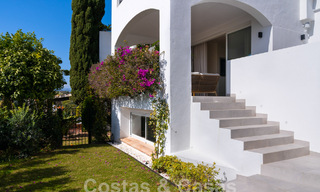 Maison de ville luxueusement rénovée à vendre dans un quartier résidentiel privilégié du Golden Mile de Marbella 61625 