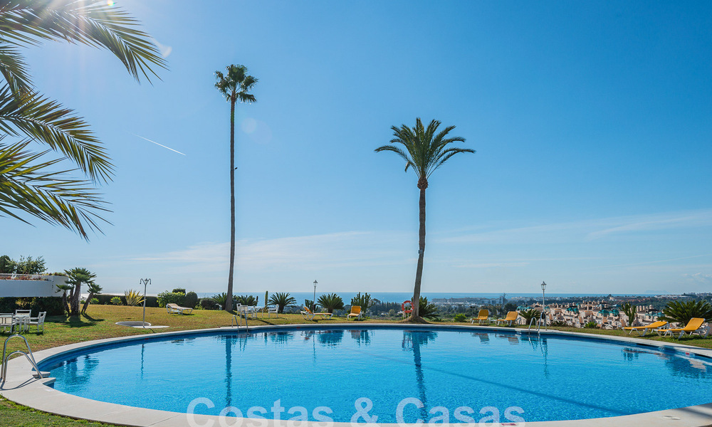 Luxueux appartement à vendre avec vue panoramique sur la mer dans une urbanisation fermée sur le Golden Mile, Marbella 61723