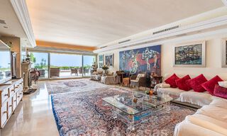 Luxueux appartement à vendre avec vue panoramique sur la mer dans une urbanisation fermée sur le Golden Mile, Marbella 61755 