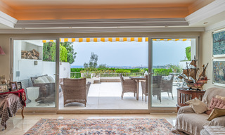 Luxueux appartement à vendre avec vue panoramique sur la mer dans une urbanisation fermée sur le Golden Mile, Marbella 61757 