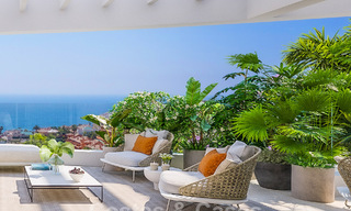 Nouveau complexe d'appartements prestigieux à vendre avec vue sur la Méditerranée à Mijas Costa 62379 
