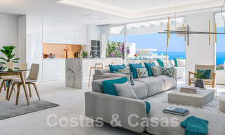Nouveau complexe d'appartements prestigieux à vendre avec vue sur la Méditerranée à Mijas Costa 62380 