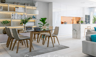 Nouveau complexe d'appartements prestigieux à vendre avec vue sur la Méditerranée à Mijas Costa 62381 