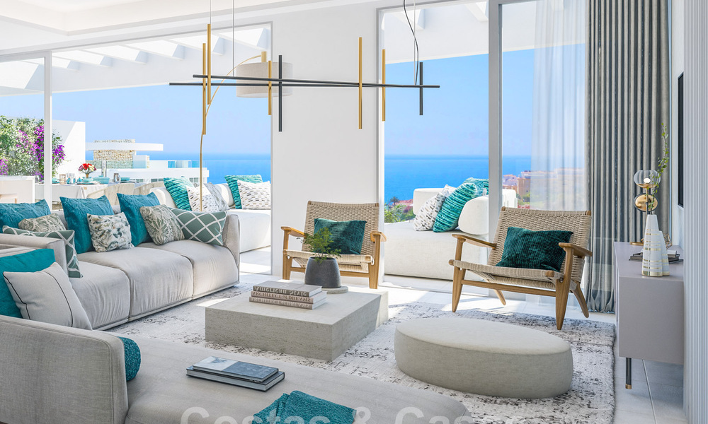 Nouveau complexe d'appartements prestigieux à vendre avec vue sur la Méditerranée à Mijas Costa 62382