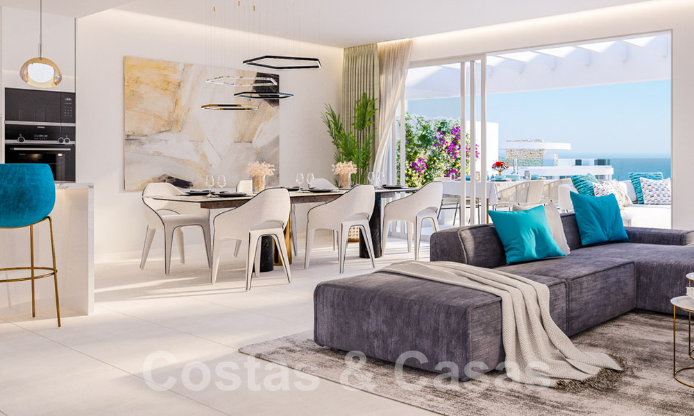 Nouveau complexe d'appartements prestigieux à vendre avec vue sur la Méditerranée à Mijas Costa 62383