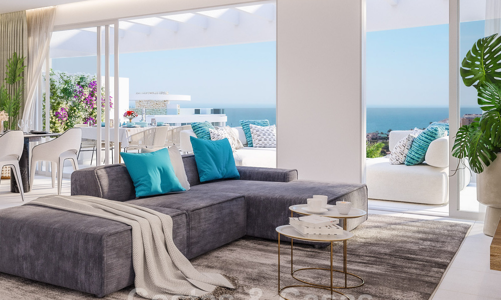 Nouveau complexe d'appartements prestigieux à vendre avec vue sur la Méditerranée à Mijas Costa 62385
