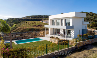 Nouveau développement de villas de luxe modernes à vendre, en front de golf avec vue sur la mer à Mijas, Costa del Sol 62477 