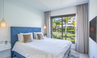 Appartement moderne de 3 chambres à coucher avec terrasses spacieuses à vendre sur le nouveau Golden Mile entre Marbella et Estepona 62515 