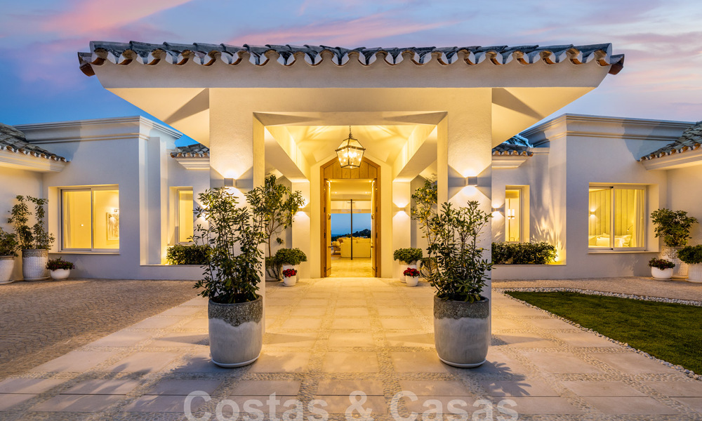 Villa de luxe sophistiquée avec vue panoramique sur la mer à vendre à Nueva Andalucia, Marbella 62766