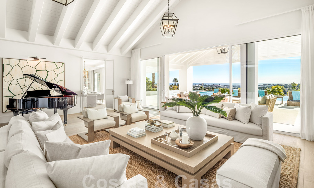 Villa de luxe sophistiquée avec vue panoramique sur la mer à vendre à Nueva Andalucia, Marbella 62779
