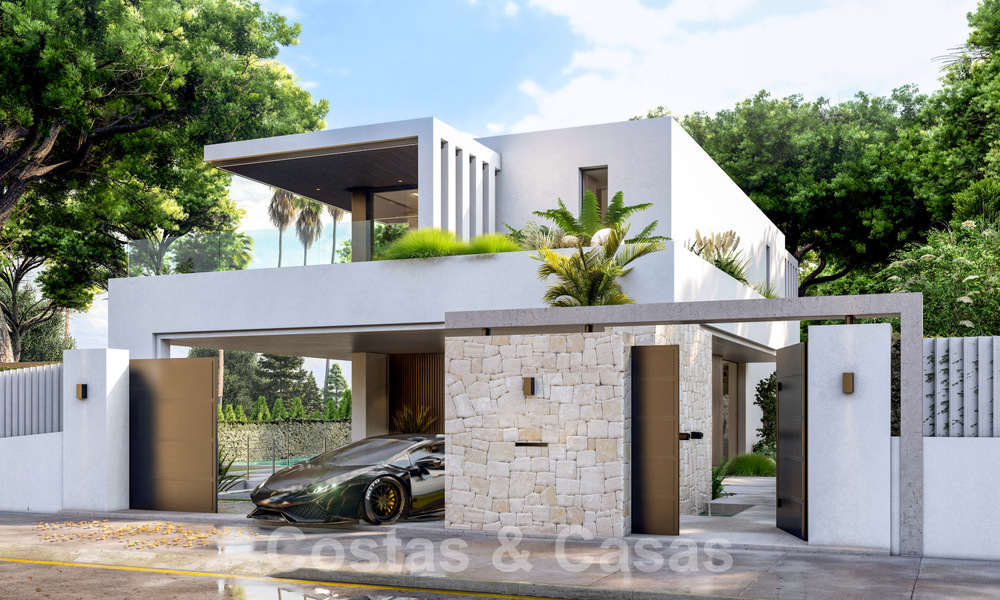 Villa de luxe supérieure en construction à vendre, en première ligne de golf dans un quartier privilégié de l'est de Marbella 62976