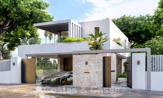 Villa de luxe supérieure en construction à vendre, en première ligne de golf dans un quartier privilégié de l'est de Marbella 62976 