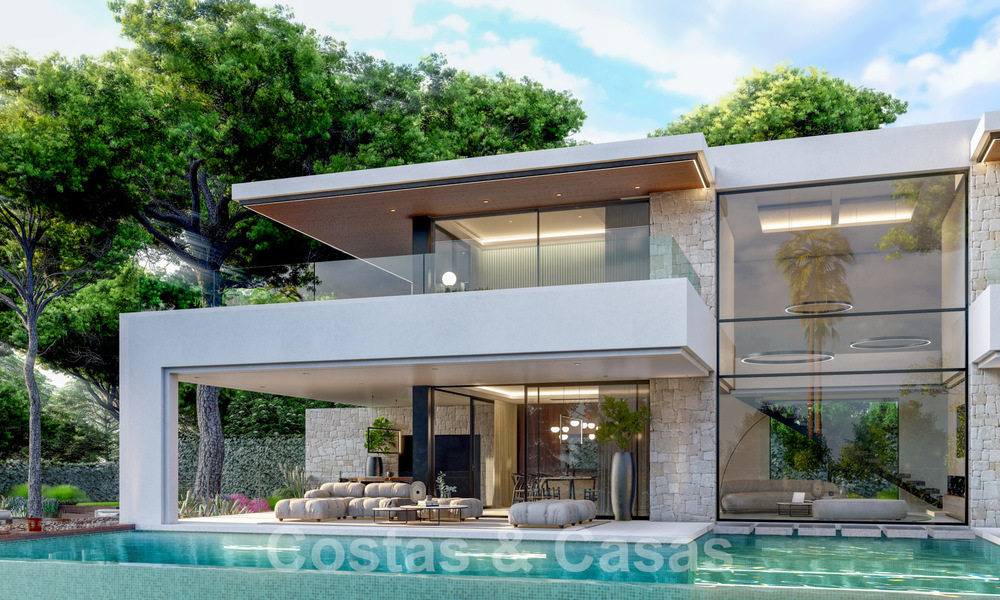 Villa de luxe supérieure en construction à vendre, en première ligne de golf dans un quartier privilégié de l'est de Marbella 62982