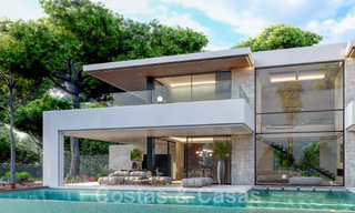 Villa de luxe supérieure en construction à vendre, en première ligne de golf dans un quartier privilégié de l'est de Marbella 62982 