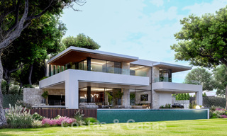 Villa de luxe supérieure en construction à vendre, en première ligne de golf dans un quartier privilégié de l'est de Marbella 62983 