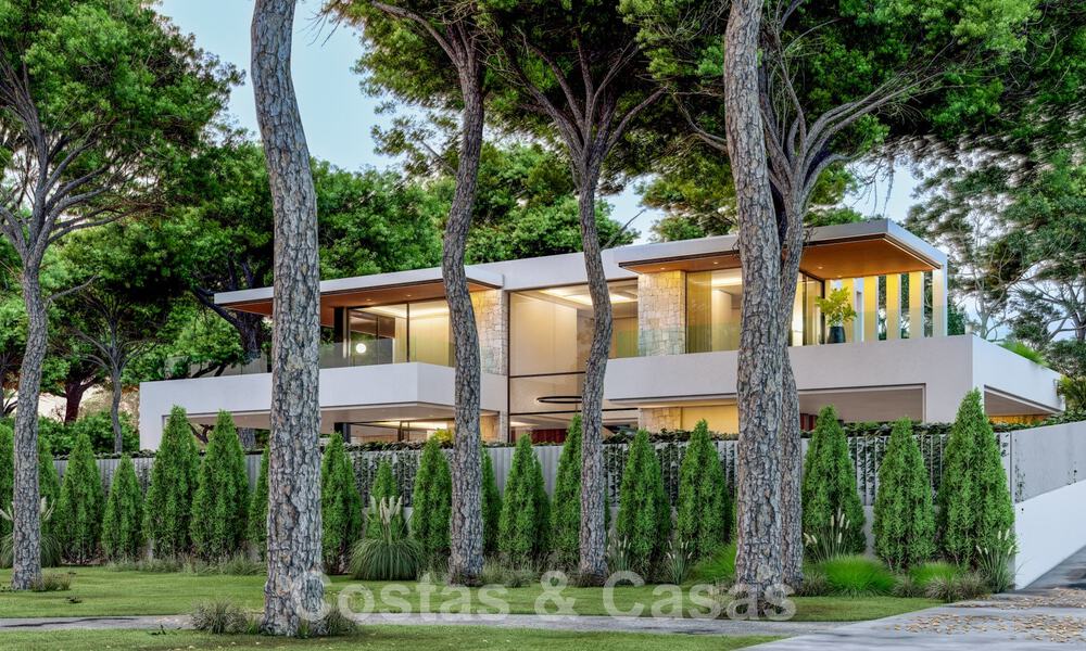 Villa de luxe supérieure en construction à vendre, en première ligne de golf dans un quartier privilégié de l'est de Marbella 62987