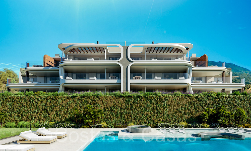 Nouveau projet de construction d'appartements à vendre, dans un complexe de golf privilégié sur les collines de Marbella - Benahavis 63771