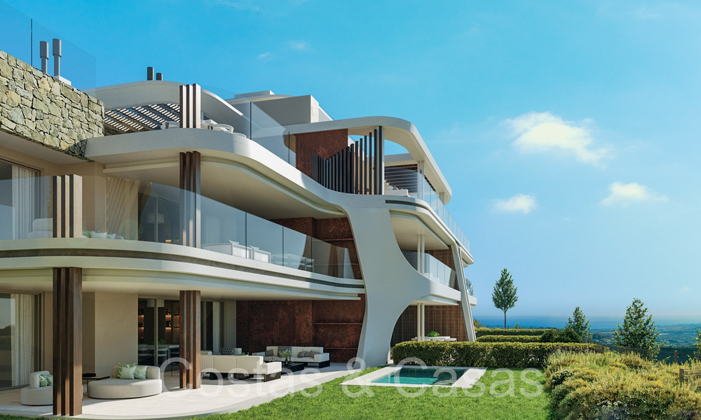 Nouveau projet de construction d'appartements à vendre, dans un complexe de golf privilégié sur les collines de Marbella - Benahavis 63772