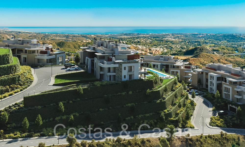 Nouveau projet de construction d'appartements à vendre, dans un complexe de golf privilégié sur les collines de Marbella - Benahavis 63773