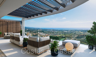 Nouveau projet de construction d'appartements à vendre, dans un complexe de golf privilégié sur les collines de Marbella - Benahavis 63776 
