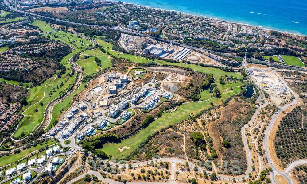Nouveaux appartements de prestige à vendre en bord de terrain de golf, avec vue sur la mer et le terrain de golf, à l'est de Marbella. 64727