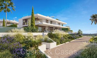 Nouveaux appartements de prestige à vendre en bord de terrain de golf, avec vue sur la mer et le terrain de golf, à l'est de Marbella. 64734 