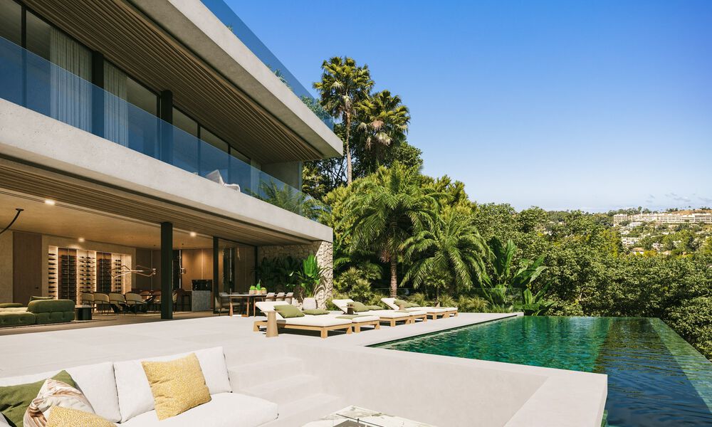Terrain constructible + projet de villa exclusif à vendre à côté du terrain de golf à Nueva Andalucia, Marbella 64952