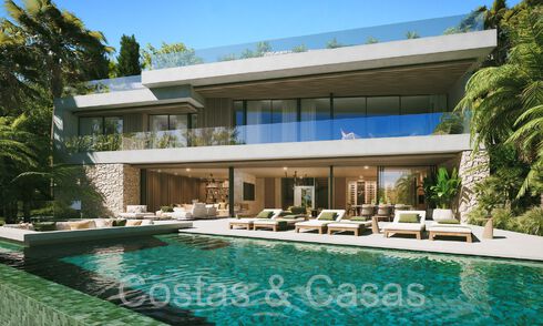 Terrain constructible + projet de villa exclusif à vendre à côté du terrain de golf à Nueva Andalucia, Marbella 64959