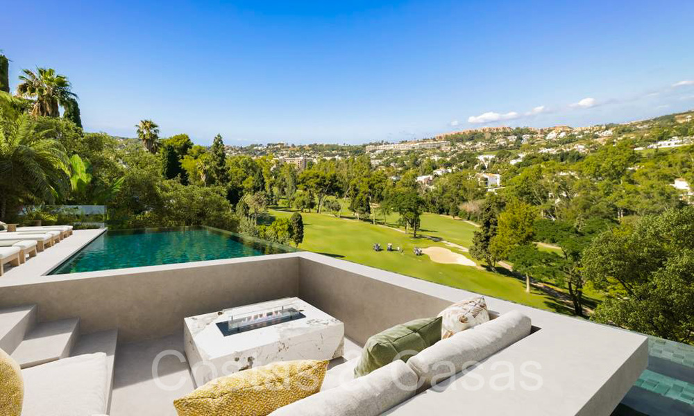 Terrain constructible + projet de villa exclusif à vendre à côté du terrain de golf à Nueva Andalucia, Marbella 64960