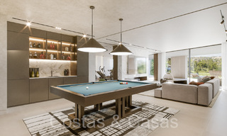 Terrain constructible + projet de villa exclusif à vendre à côté du terrain de golf à Nueva Andalucia, Marbella 64962 