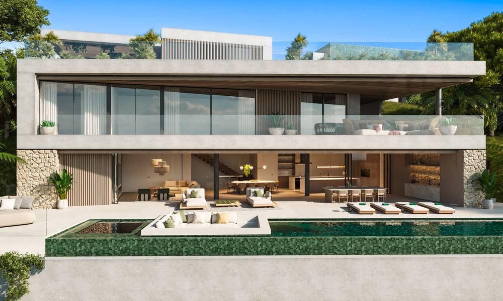 Terrain constructible + projet de villa à vendre à côté du terrain de golf à Nueva Andalucia, Marbella 64967