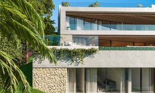 Terrain constructible + projet de villa à vendre à côté du terrain de golf à Nueva Andalucia, Marbella 64970 