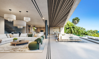 Terrain constructible + projet de villa à vendre à côté du terrain de golf à Nueva Andalucia, Marbella 64977 