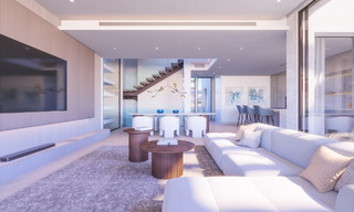 Nouveau sur le marché! Villas de luxe neuves, modernes et individuelles à vendre à côté du terrain de golf à Estepona 65140 