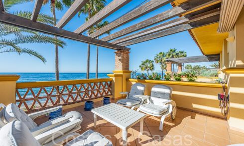 Appartement spacieux à vendre dans un complexe de plage fermé avec vue imprenable sur la mer à l'est du centre de Marbella 66050