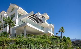Prêt à emménager, penthouse flambant neuf de 3 chambres à vendre avec vue sur la mer dans un complexe fermé à Benahavis - Marbella 66233 