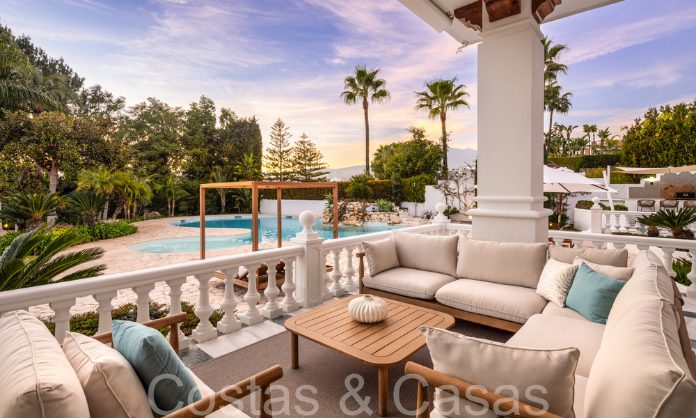 Villa palatiale de style architectural mauresque-andalou à vendre, entourée de terrains de golf dans la vallée du golf de Nueva Andalucia, Marbella 67084