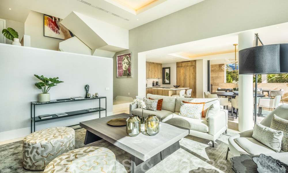 Luxueux appartement duplex avec vue panoramique sur la mer à vendre à Benahavis - Marbella 67364