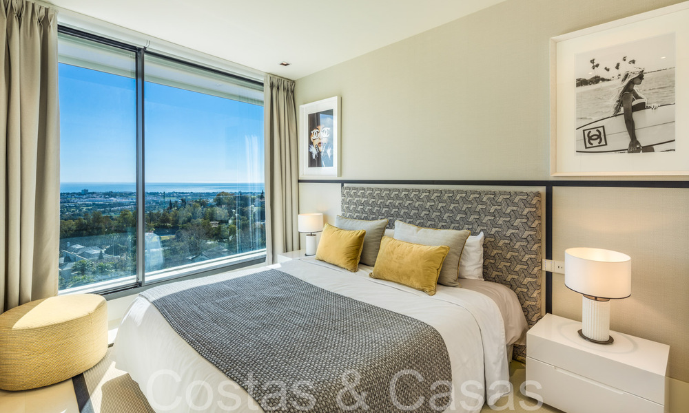 Luxueux appartement duplex avec vue panoramique sur la mer à vendre à Benahavis - Marbella 67367