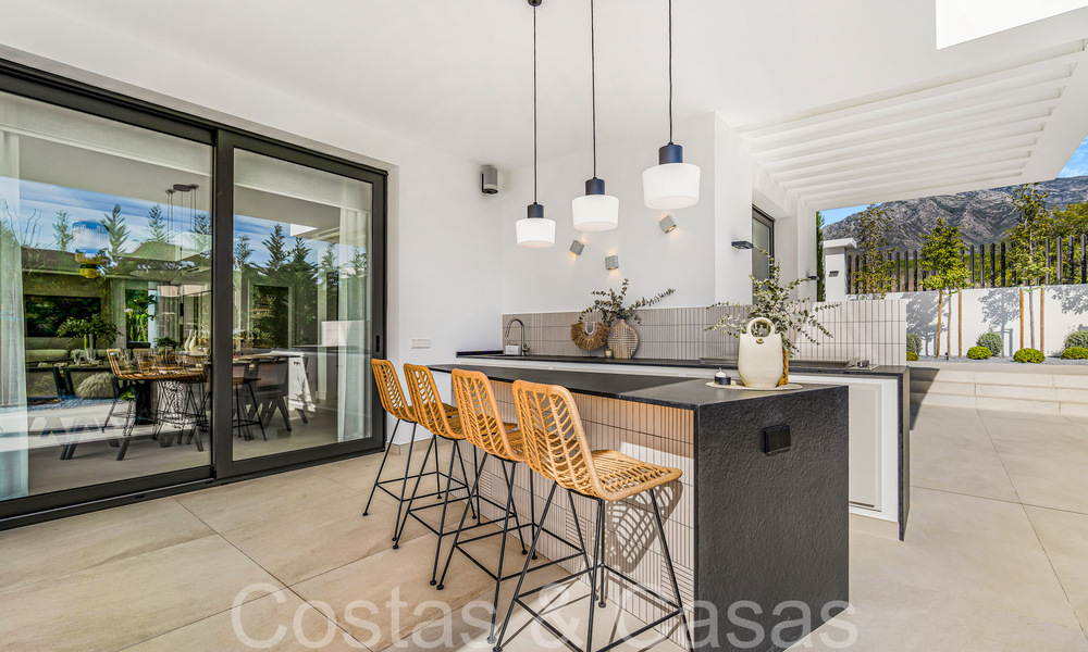 Villa de luxe moderniste à vendre dans un quartier résidentiel exclusif et fermé sur le Golden Mile de Marbella 67629